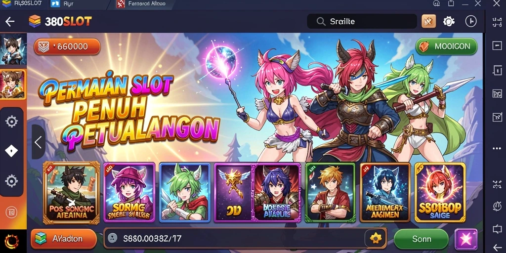 Gameplay seru di 380SLOT dengan tema Anime yang unik.