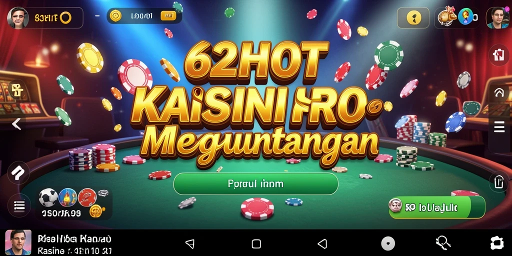 Tangkapan layar gameplay seru dari 62HOT yang menampilkan suasana Kasino.