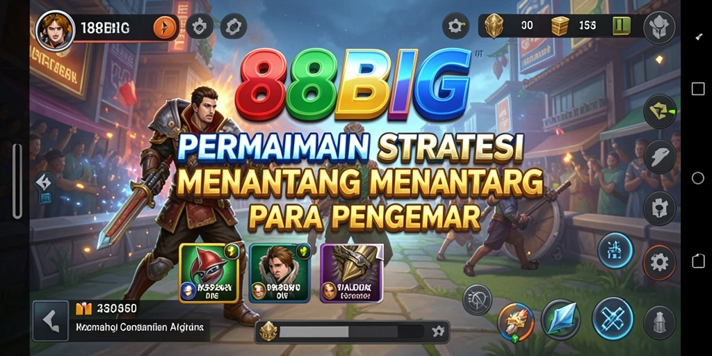 Tampilan gameplay menarik dari 88BIG dengan elemen strategi.