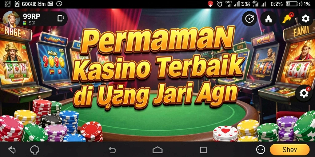 Screenshot gameplay 99RP menampilkan hiburan Kasino yang seru dan mengasyikkan.