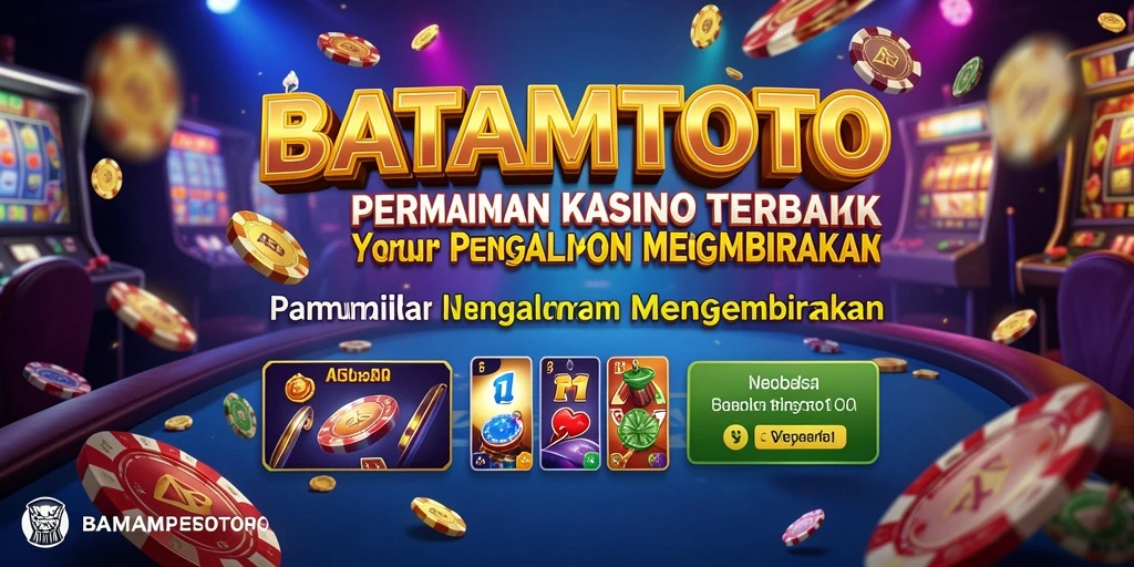 Tangkapan layar gameplay menampilkan berbagai permainan Kasino yang mendebarkan.