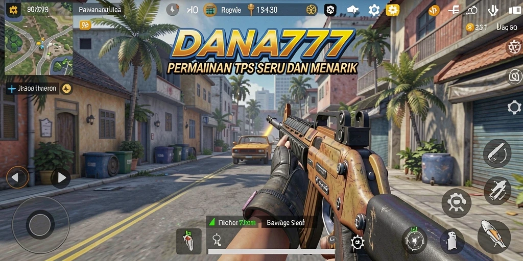 Screenshot gameplay TPS DANA777 yang menunjukkan aksi seru.