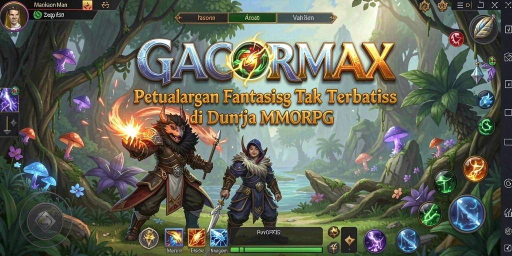 Gameplay GACORMAX yang menarik dalam dunia fantasi yang luas.