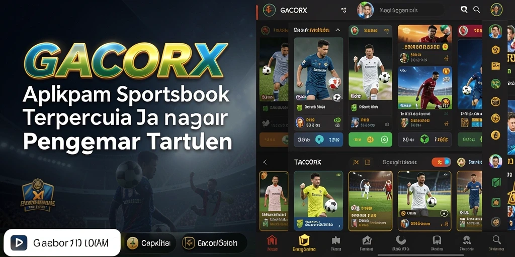 Tampilan menarik dari gameplay taruhan di GACORX.