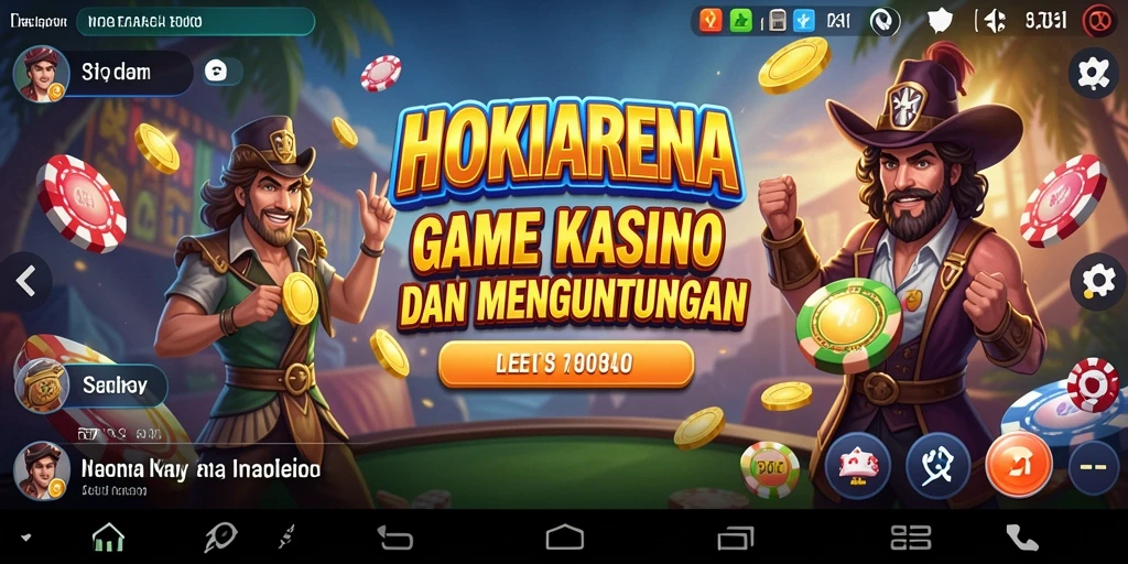 Tampilan gameplay HOKIARENA yang menarik dan interaktif.