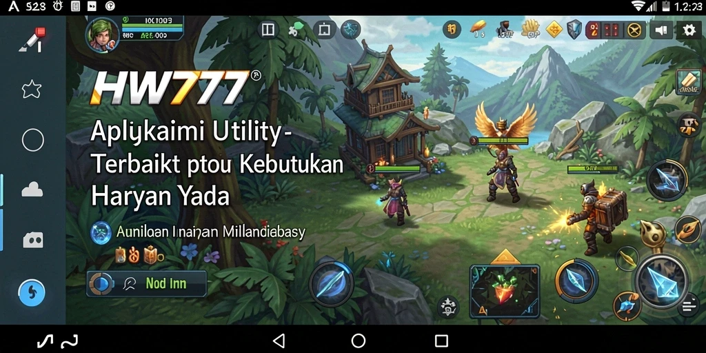 Screenshot utama HW777 menampilkan antarmuka pengguna yang intuitif dan mudah digunakan.