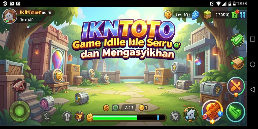 Tangkapan layar permainan <strong>IKNTOTO</strong> yang menunjukkan suasana gameplay Idle yang seru.