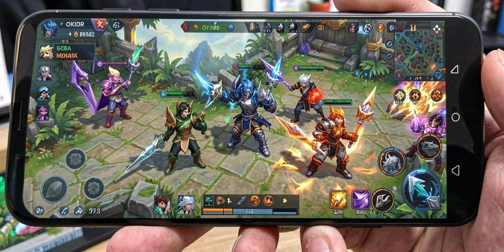 Gameplay seru OKIDR dengan karakter unik dan strategi.