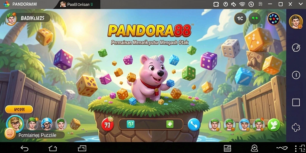 Screenshot gameplay PANDORA88 menampilkan tantangan Puzzle yang mengasyikkan.