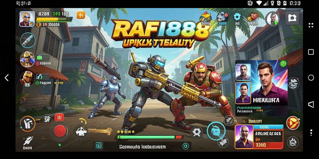 Screenshot utama RAFI88 yang menunjukkan antarmuka aplikasi Utility yang menarik.