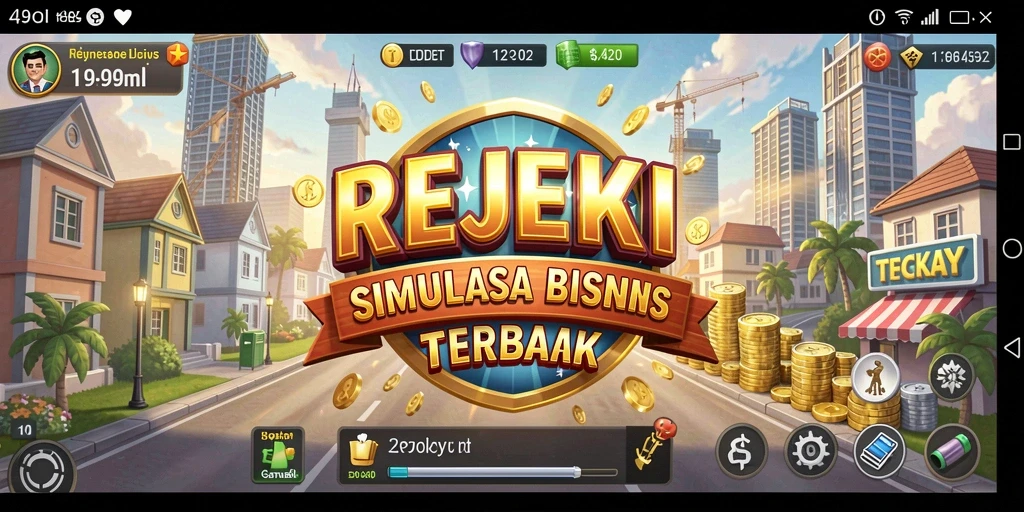 Tampilan gameplay menarik dalam game Tycoon REJEKI.