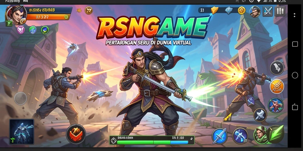 Tampilan gameplay RSNGAME yang penuh aksi dan strategi.