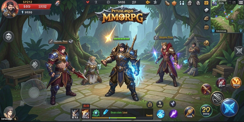Tangkapan layar gameplay SP212 yang menunjukkan aksi pertarungan seru.