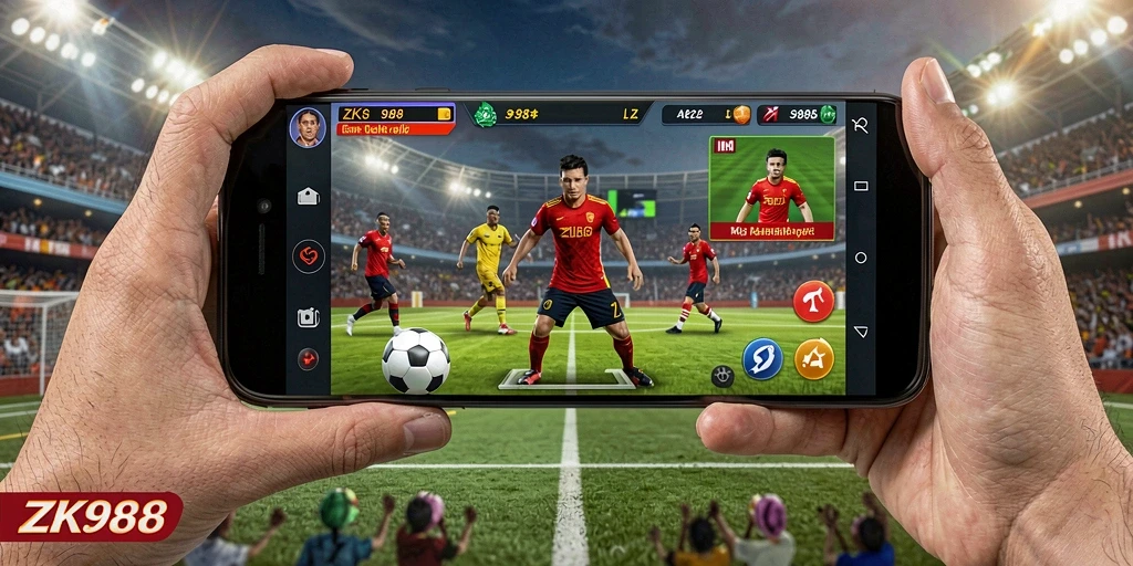 Tampilan gameplay ZK988 yang seru dan kompetitif.